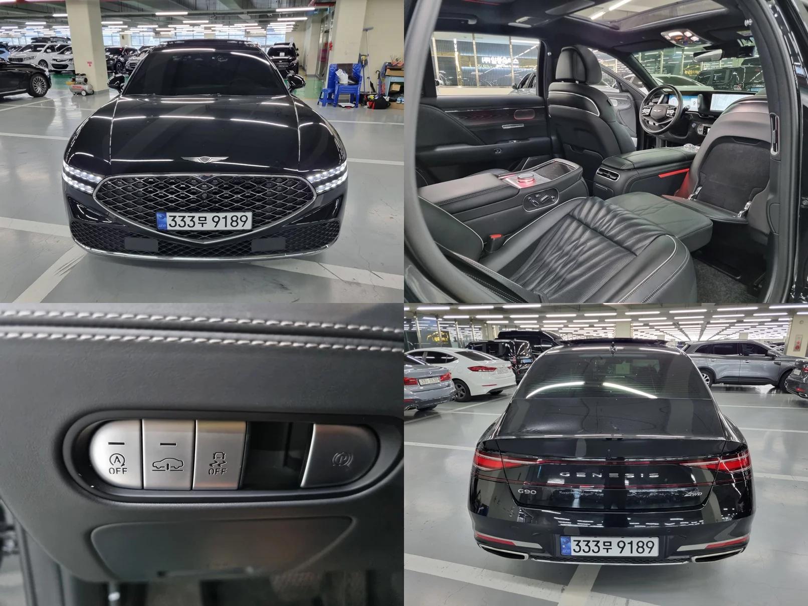 Genesis G90 Gasoline 3.5 Turbo AWD, 2022 г. 56926 км.